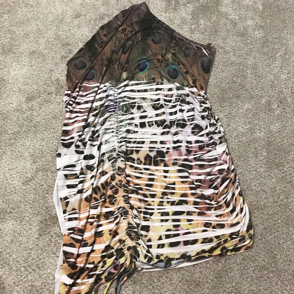 3/$20 Bodycon Colorful Animal Print Club Dress